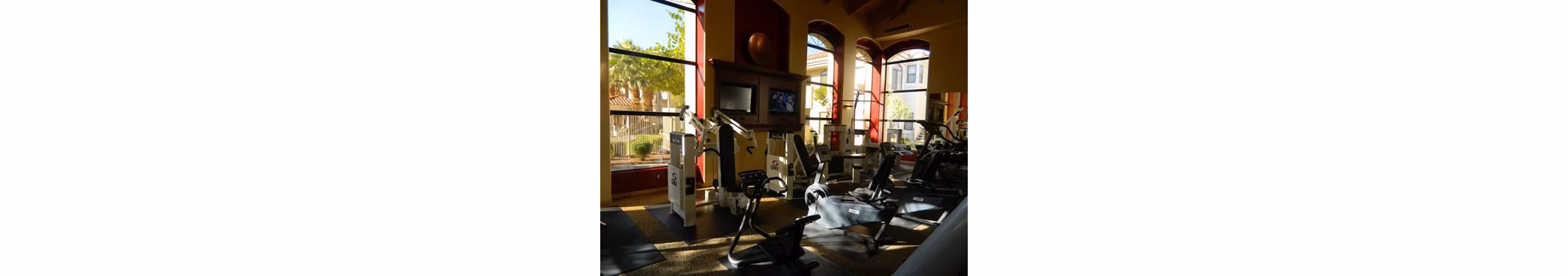 fitness center at San Cierra Apartments