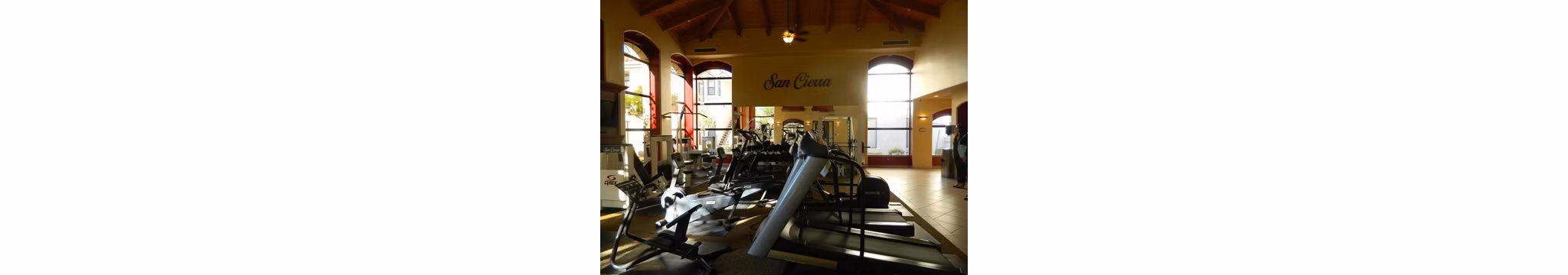 fitness center at San Cierra Apartments