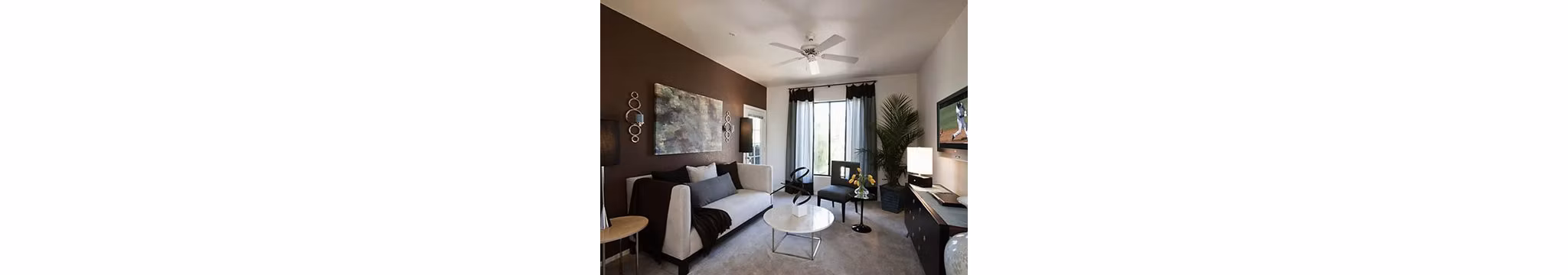 living room at San Cierra Apartments