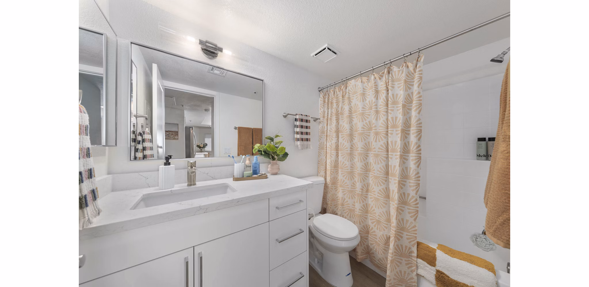 Bathroom at Caldera Apartments
