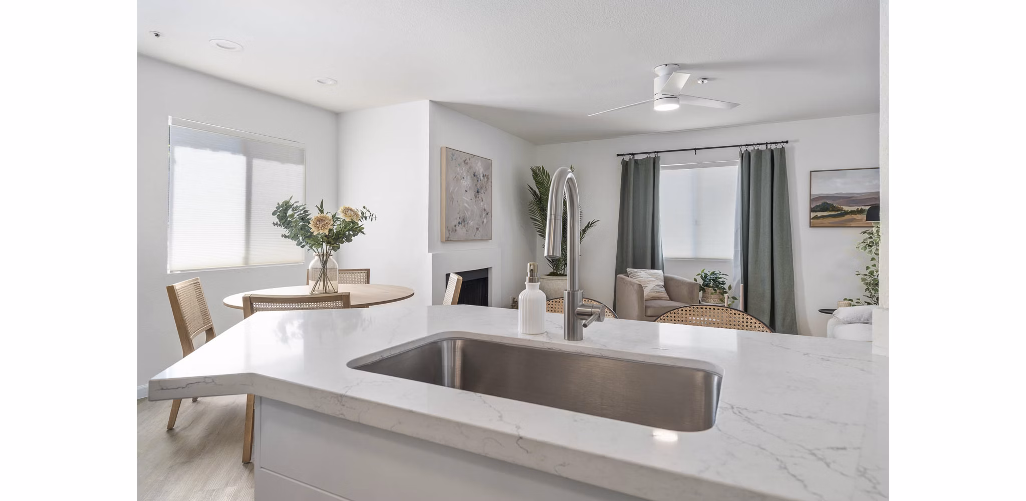 Kitchen at Caldera Apartments