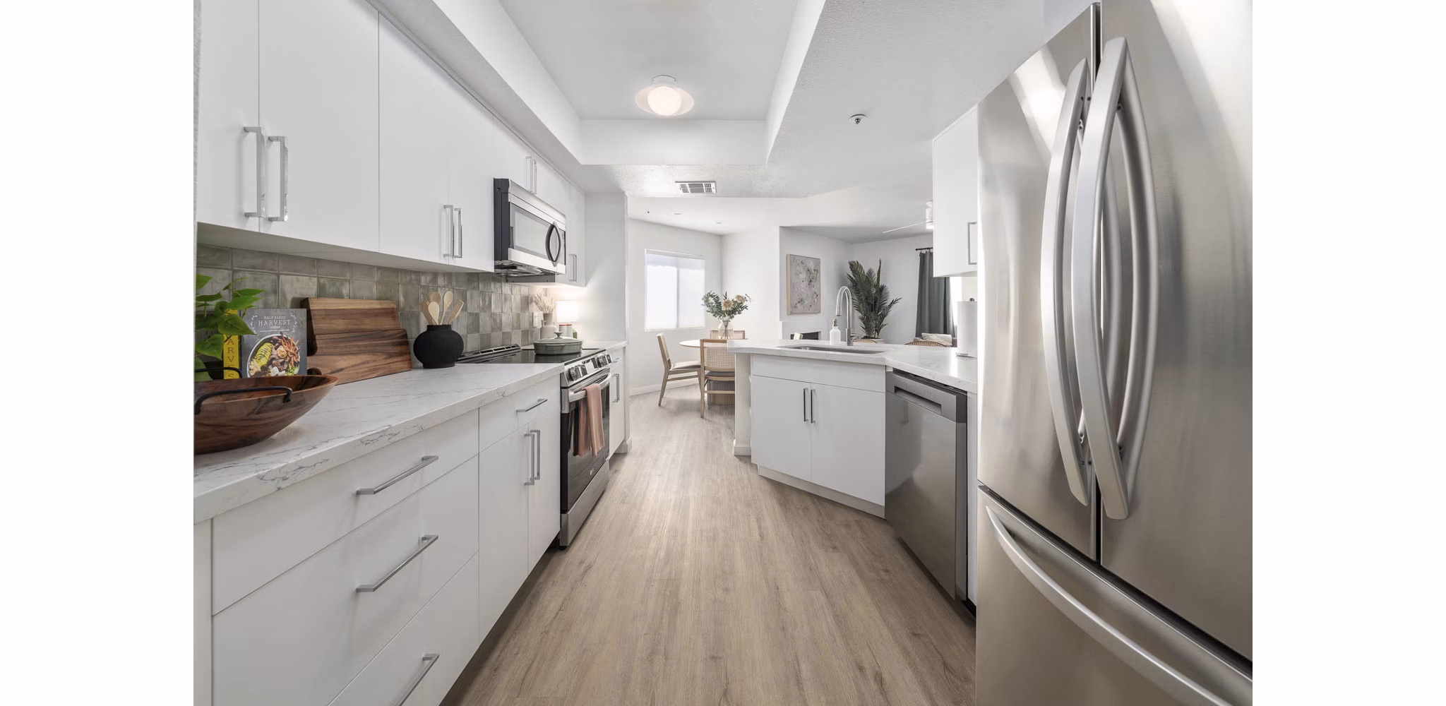 Kitchen at Caldera Apartments