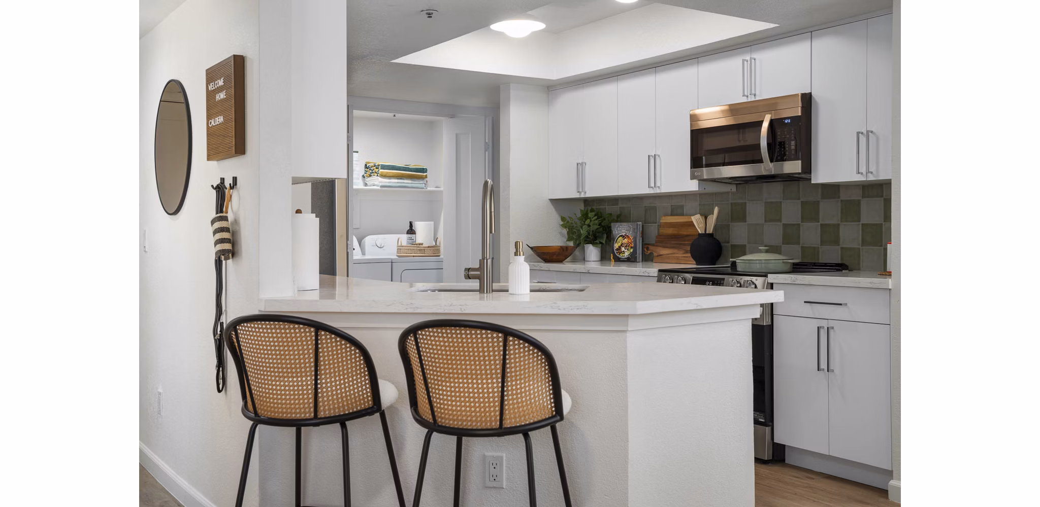 Kitchen at Caldera Apartments