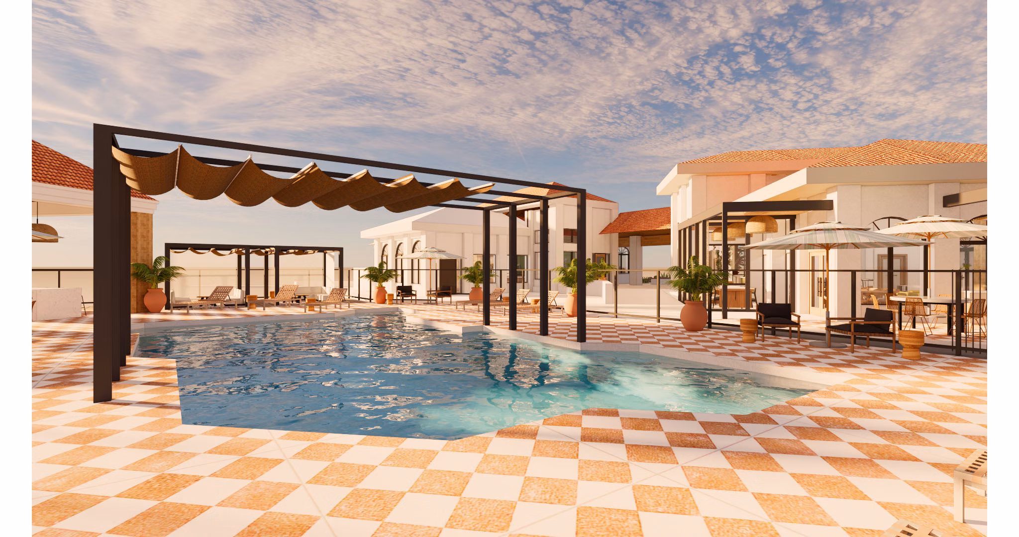 rendering at San Tierra Apartments