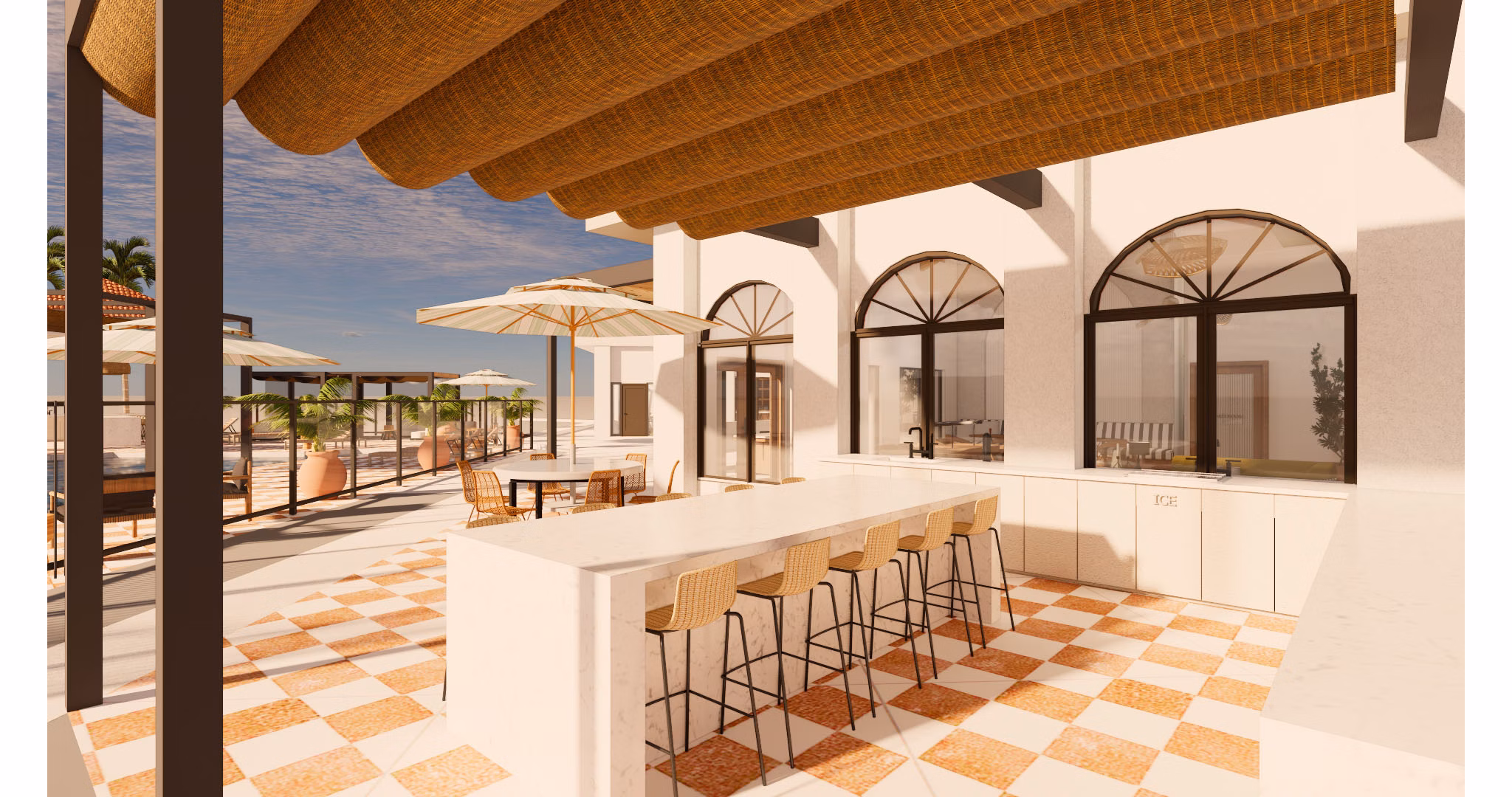 rendering at San Tierra Apartments