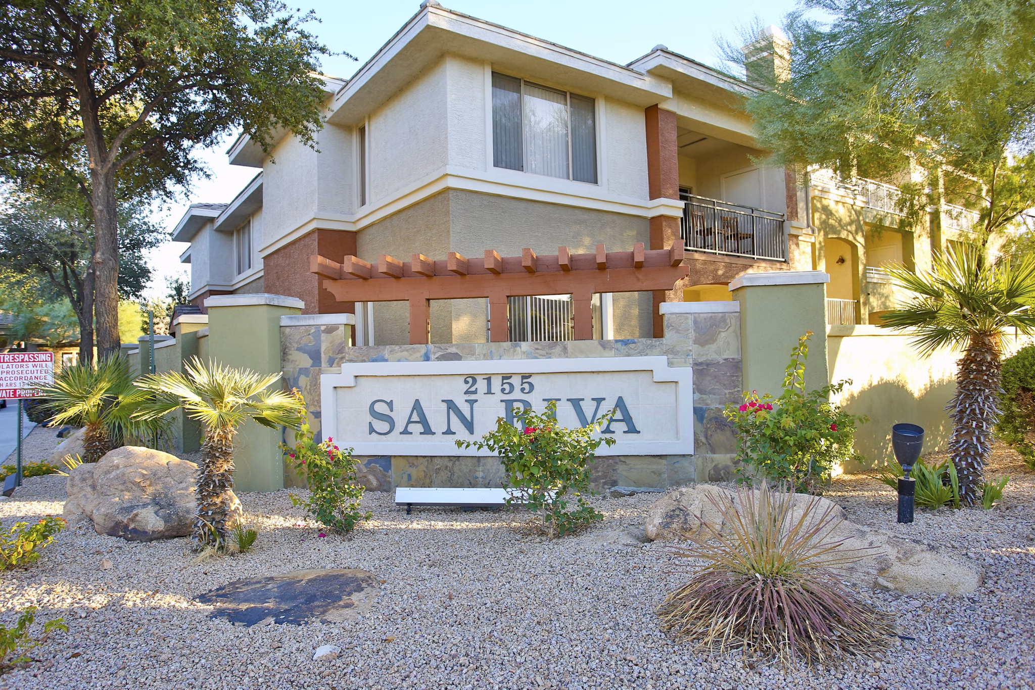 signage at San Riva At The Foothills Apartments