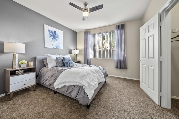 bedroom at San Riva At The Foothills Apartments