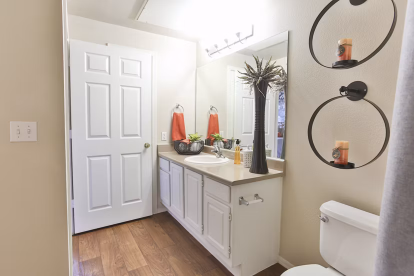 bathroom at San Riva At The Foothills Apartments