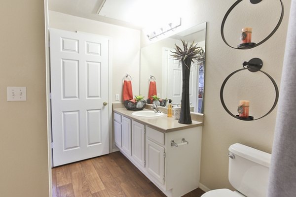 bathroom at San Riva At The Foothills Apartments