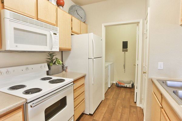 kitchen at San Riva At The Foothills Apartments