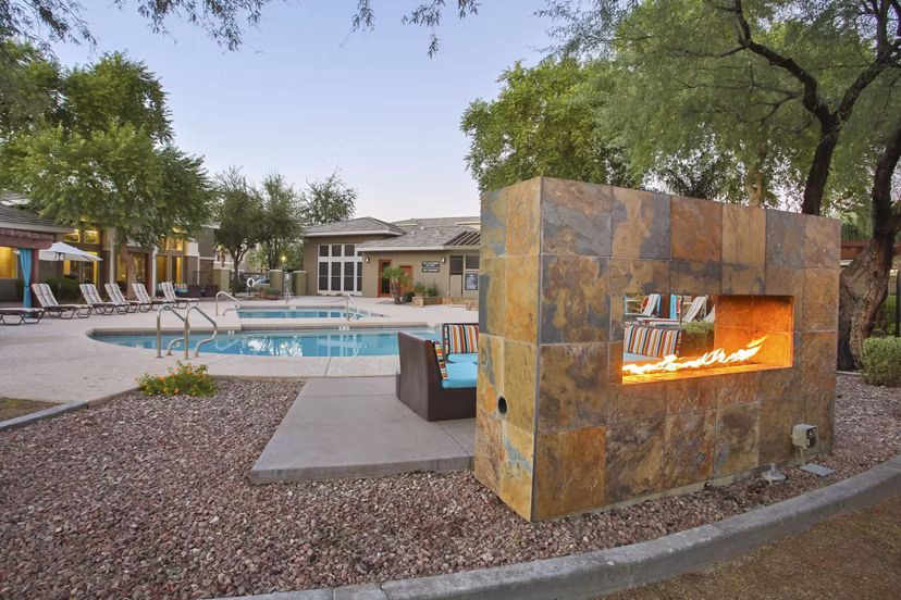 pool at San Riva At The Foothills Apartments