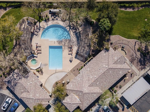 pool at San Riva At The Foothills Apartments