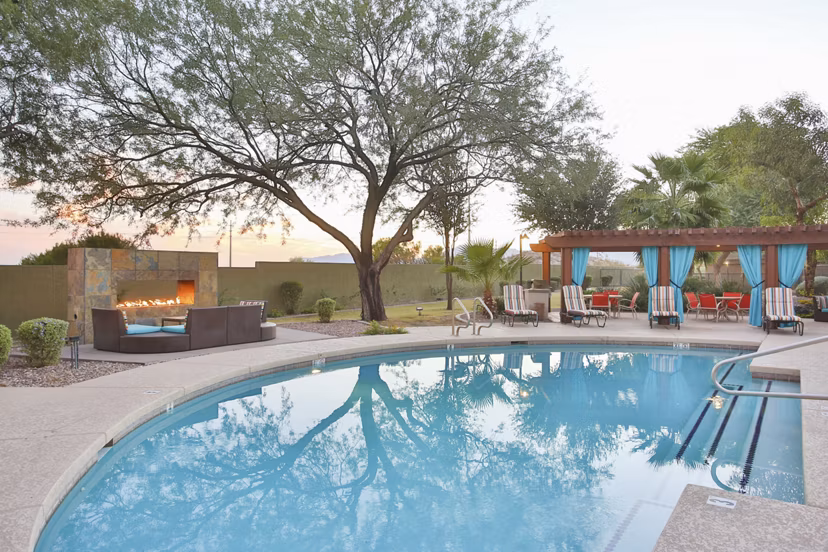 pool at San Riva At The Foothills Apartments