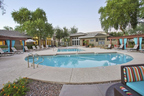 pool at San Riva At The Foothills Apartments