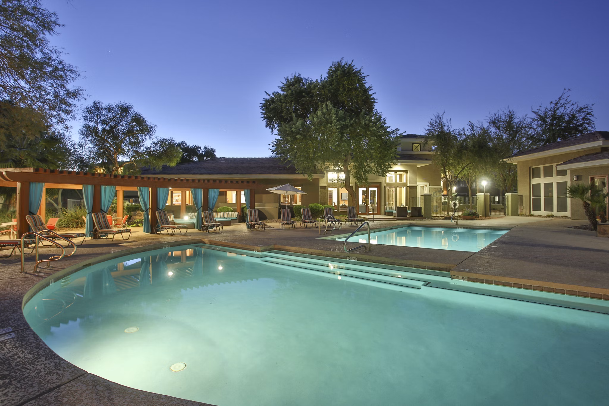 pool at San Riva At The Foothills Apartments