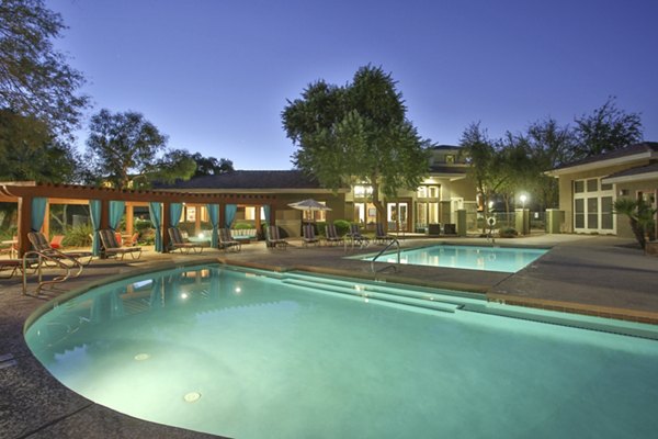 pool at San Riva At The Foothills Apartments