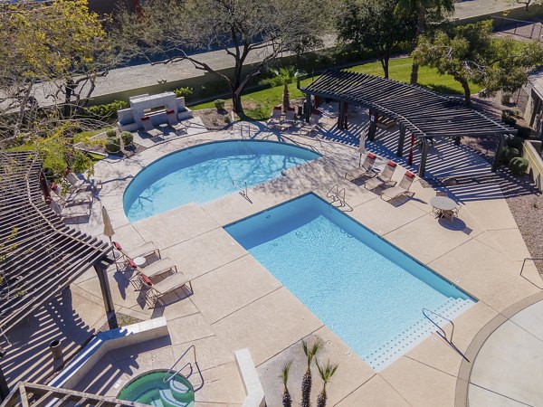 pool at San Riva At The Foothills Apartments