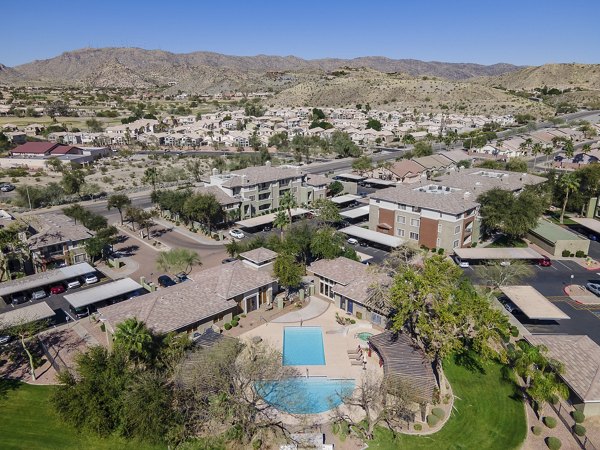 Scenic mountain view from San Riva at the Foothills Apartments