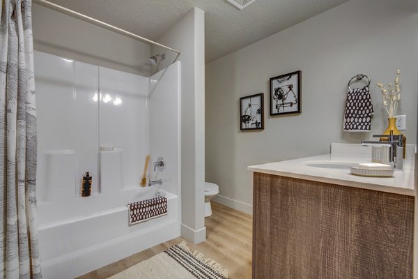 bathroom at Bria Apartments