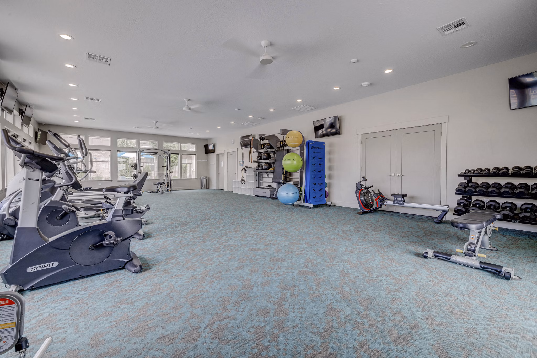 fitness center at Bria Apartments