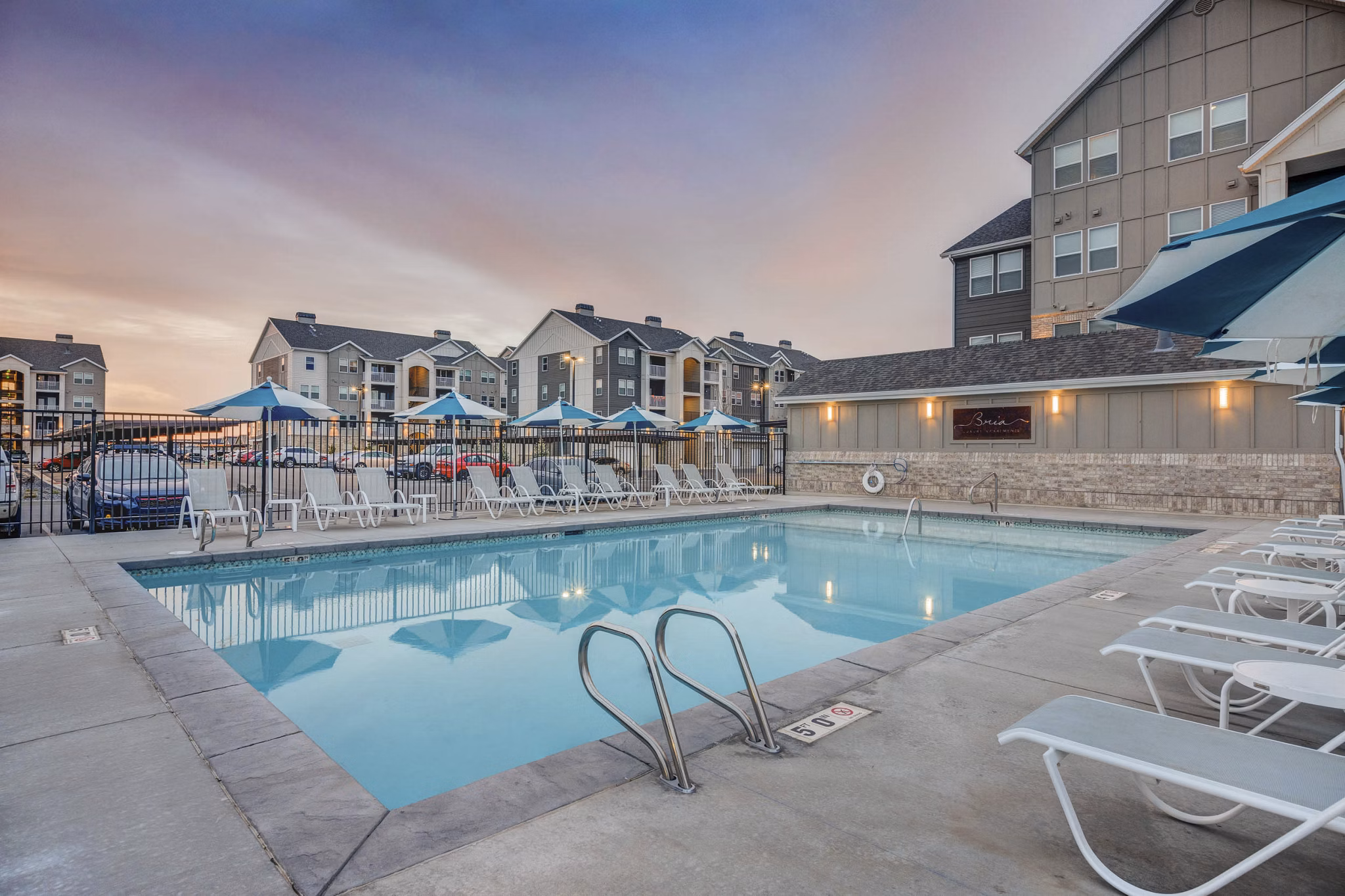 pool at Bria Apartments