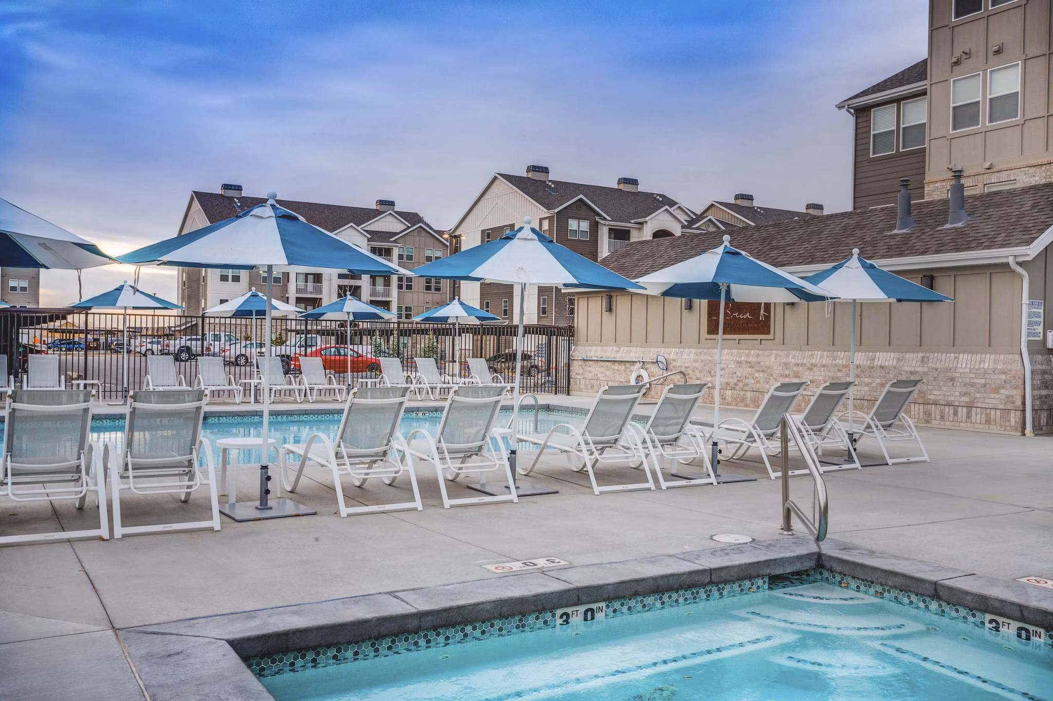 pool at Bria Apartments