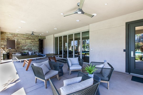 patio at Adega Apartments