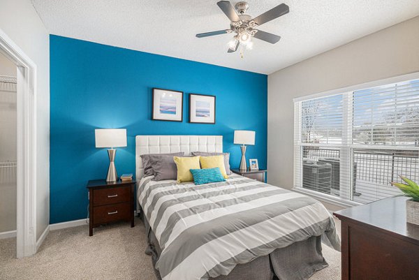 bedroom at The Fairways At Raccoon Creek Apartments