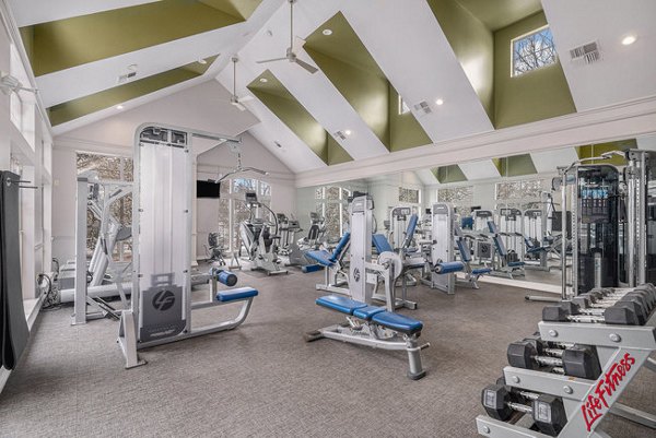 fitness center at The Fairways At Raccoon Creek Apartments