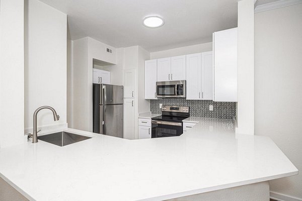 kitchen at The Fairways At Raccoon Creek Apartments