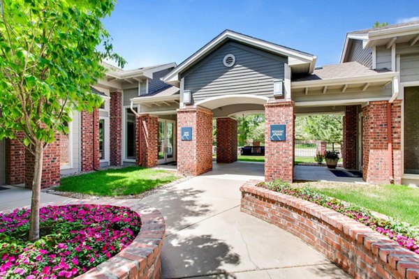 Mountain Gate Apartments: Classic building architecture in a scenic suburban setting