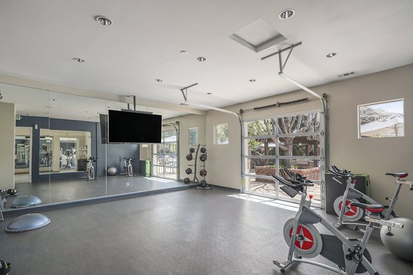 fitness center at Mountain Gate Apartments