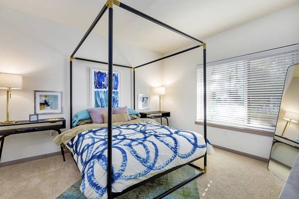 bedroom at LINQ Midtown Apartments
