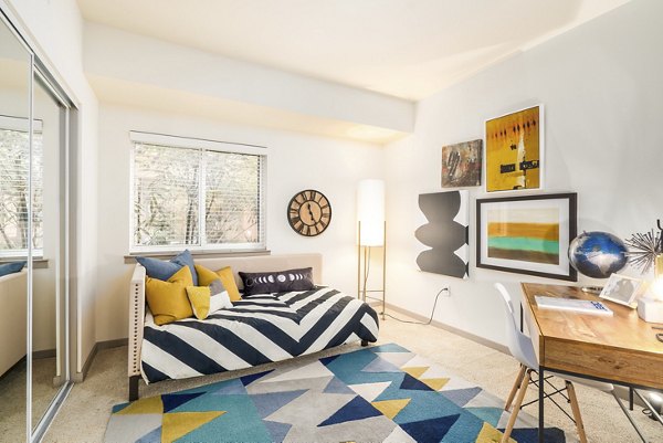 living room at LINQ Midtown Apartments