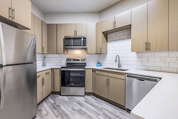 kitchen at Midtown Commons at Crestview Station Apartments