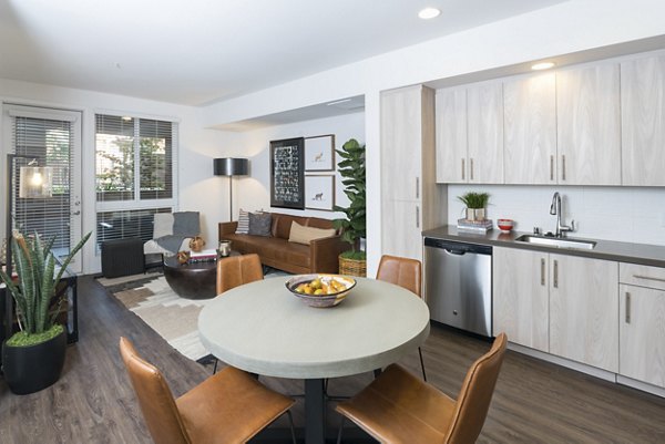 dining area at Garey Building Apartments