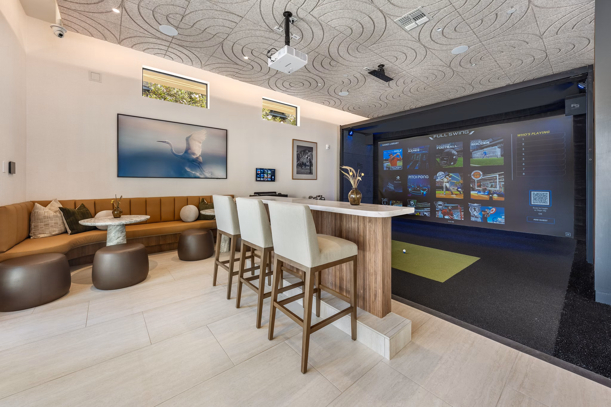 clubhouse at The Lincoln Scottsdale Apartments