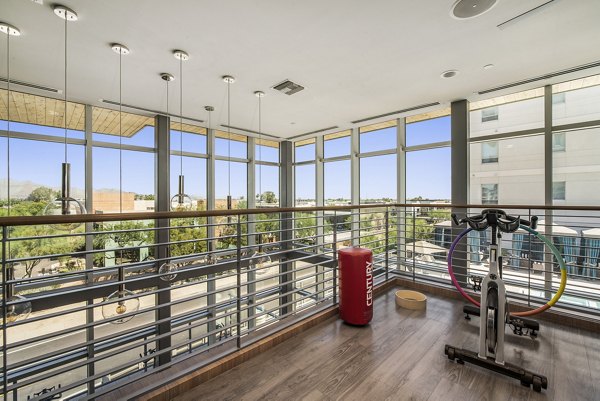 yoga/spin studio at Broadstone Scottsdale Quarter Apartments