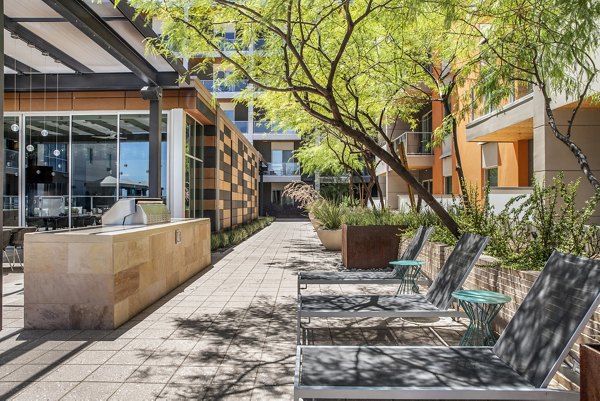grill area/patio at Broadstone Scottsdale Quarter Apartments