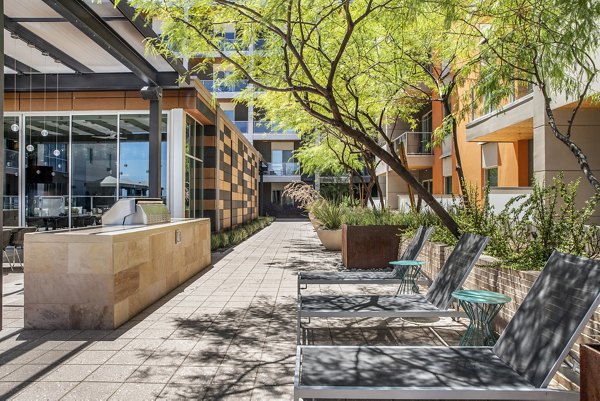 grill area at Broadstone Scottsdale Quarter Apartments