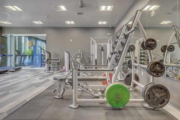 fitness center at Encore Apartments