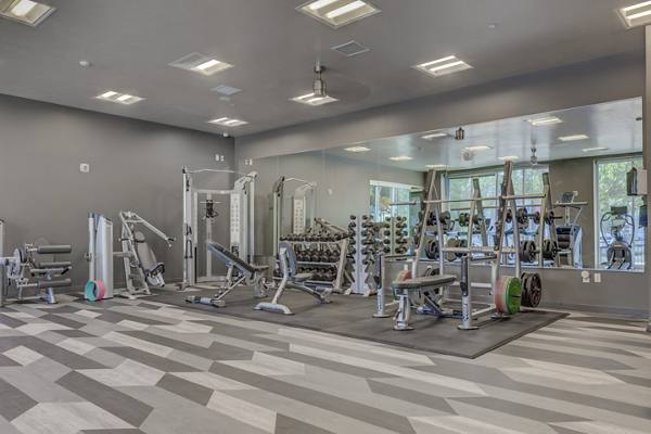fitness center at Encore Apartments