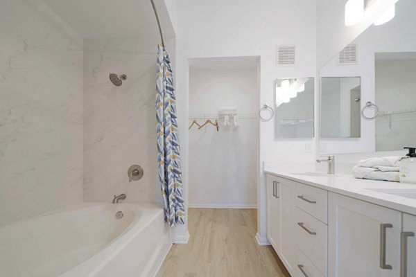 bathroom at Jefferson at Carmel Mountain Ranch Apartments 