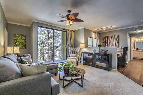living room at Jefferson at Carmel Mountain Ranch Apartments
