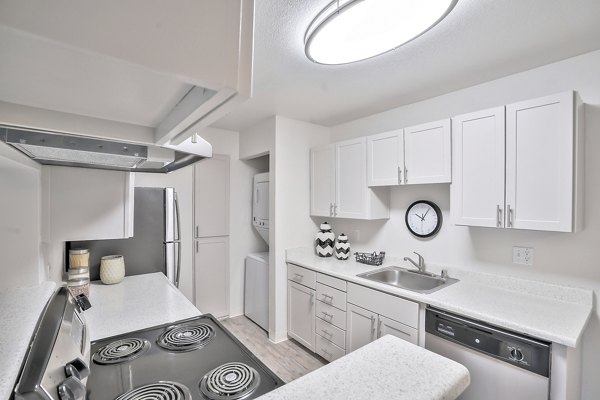 kitchen at Alvista at the Bridge Apartments