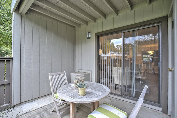 patio at Alvista at the Bridge Apartments