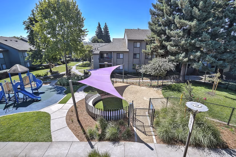 patio at The Dutton Apartments