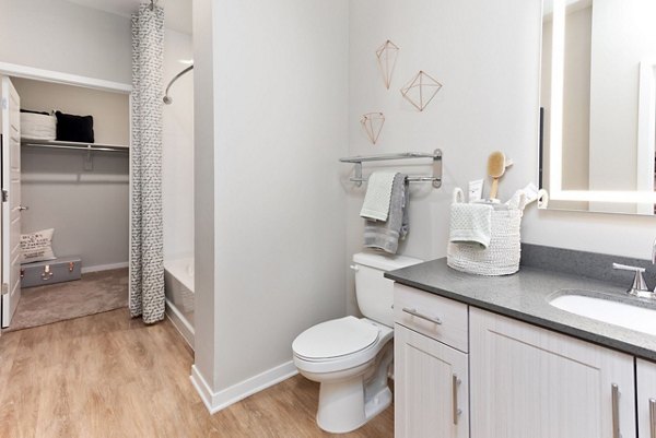 bathroom at Summit at San Marcos Apartments