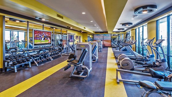 fitness center at Summit at San Marcos Apartments