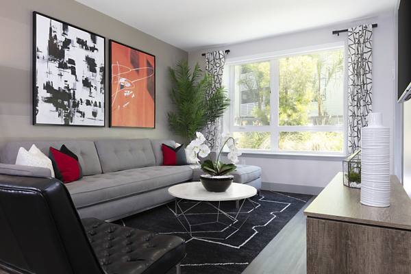Living room at Vaya Apartments
